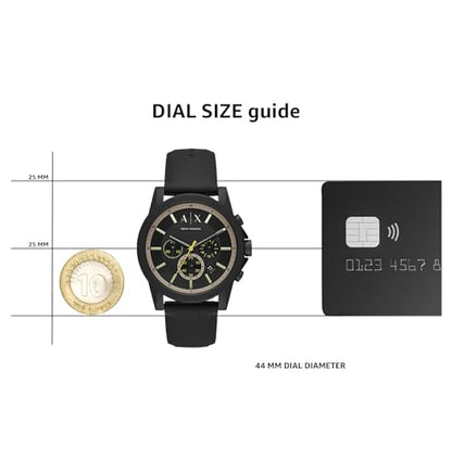 Armani Exchange Analog Black Dial Men's Watch-AX1343 - Blossom Mantra