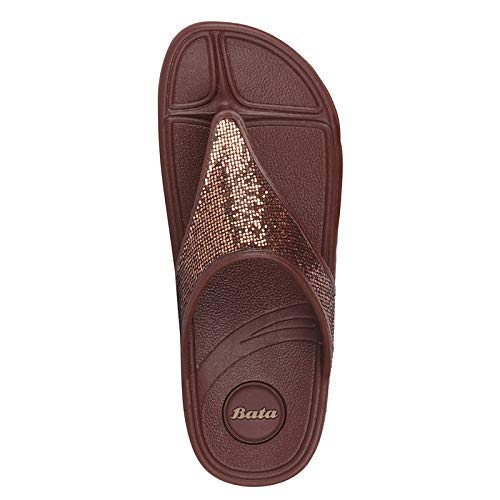 Sandak Women's KAFI Slippers(5724714_DARK BROWN_6 UK)