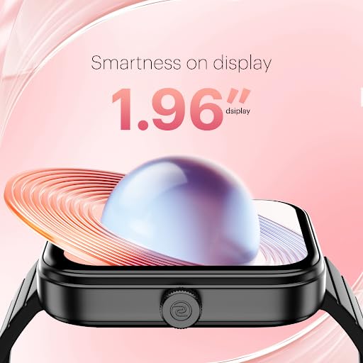 Noise Newly Launched ColorFit Pulse 3 with 1.96" Biggest Display Bluetooth Calling Smart Watch, Premium Build, Auto Sport Detection & 170+ Watch Faces Smartwatch for Men & Women (Rose Pink)