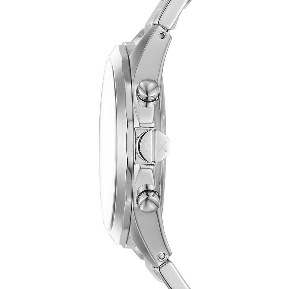 Armani Exchange Analog Black Dial Silver Band Men's Stainless Steel Watch-AX2600 - Blossom Mantra