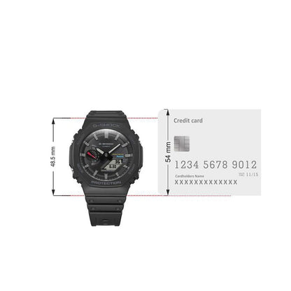 Casio Men Resin G-Shock Black Dial AnalogDigital Ga-B2100-1Adr (G1241), Band Color-Black - Blossom Mantra