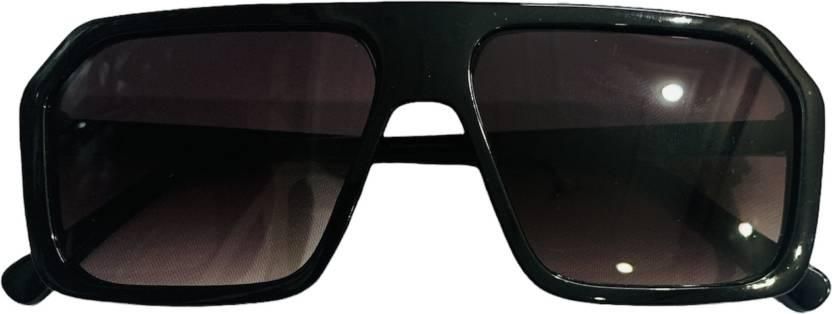 Men's UV Protection Rectangular Sunglasses - Blossom Mantra