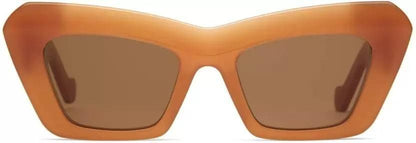 UV Protection Cat-eye Sunglasses (58) (For Women, Orange) - Blossom Mantra