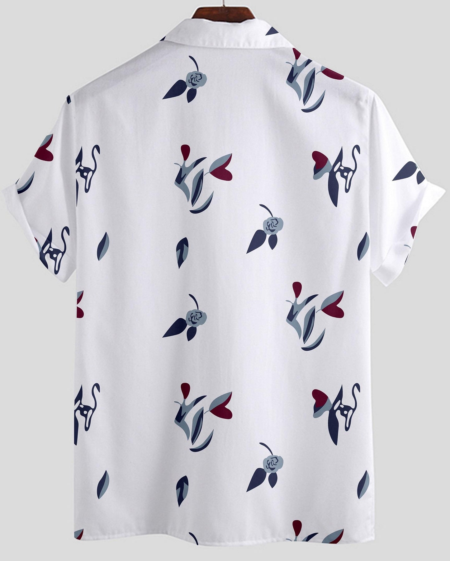 Lycra Printed Men's Shirt - Blossom Mantra
