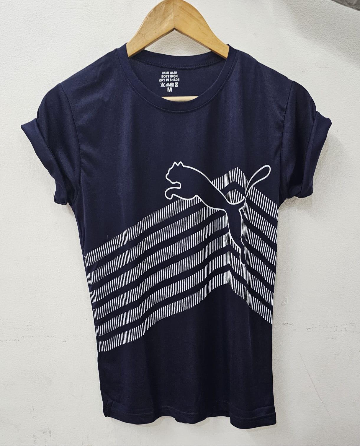 Men's Half Sleeve Printed Polyester T-shirt - Blossom Mantra