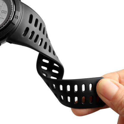 SKMEI Men's Digital Sports Watch 50m Waterproof LED Military Multifunction Smart Watch Stopwatch Countdown Auto Date Alarm (Black)