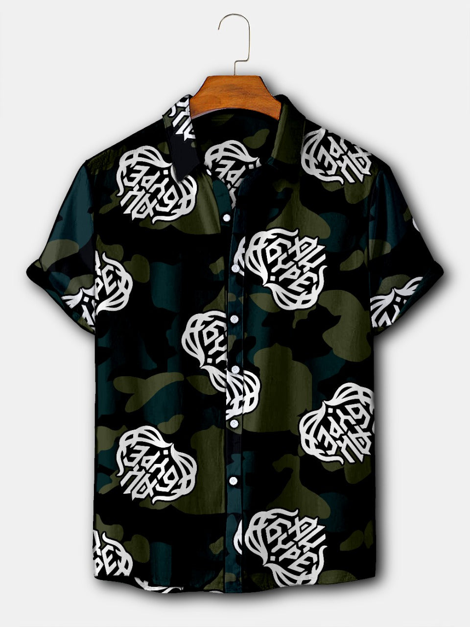 Men's Printed Shirt - Blossom Mantra