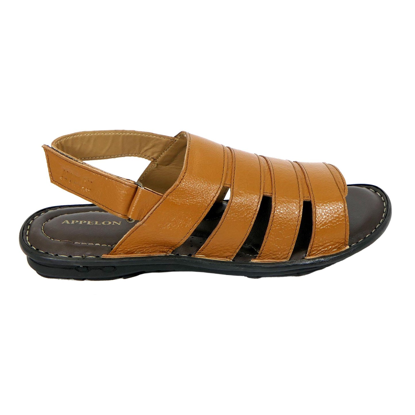 AM PM Men's Daily wear Leather Sandals - Blossom Mantra