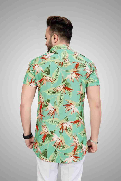 Men's Printed Shirt - Blossom Mantra