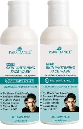 Park Daniel Men's Skin Whitening Face Wash (Pack of 2) - Blossom Mantra