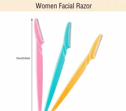 Eyebrow Razor, Give Shape To Your Eyebrow, Remove Facial Hair, Remove Hair Painlessly, Precise And Easy To Use - Blossom Mantra