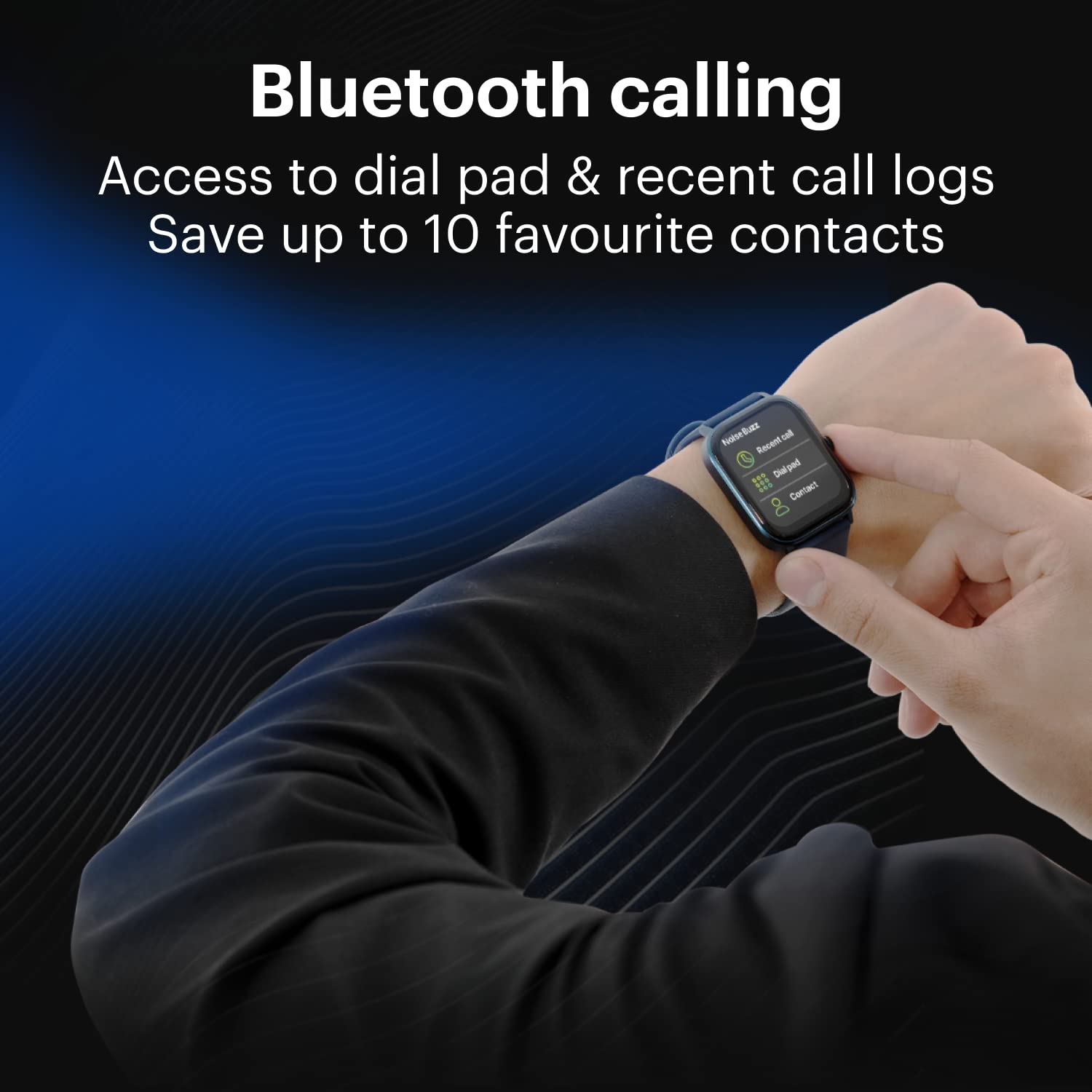 Noise Newly Launched Quad Call 1.81" Display, Bluetooth Calling Smart Watch, AI Voice Assistance, 160+Hrs Battery Life, Metallic Build, in-Built Games, 100 Sports Modes, 100+ Watch Faces (Deep Wine) - Blossom Mantra