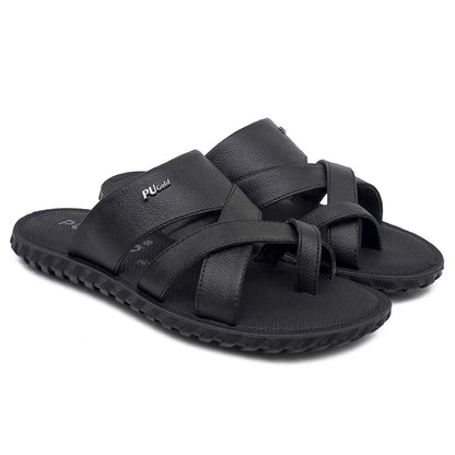 ASIAN 4817 black thong sandals doctor slipper For Men UK-9