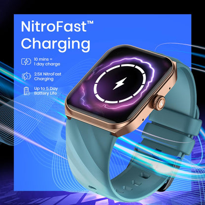 Fastrack New Limitless X2 Smartwatch|1.91" UltraVU with Rotating Crown|60 Hz Refresh Rate|Advanced Chipset|SingleSync BT Calling|NitroFast Charge|100+ Sports Mode & Watchfaces|Upto 5 Day Battery|IP68