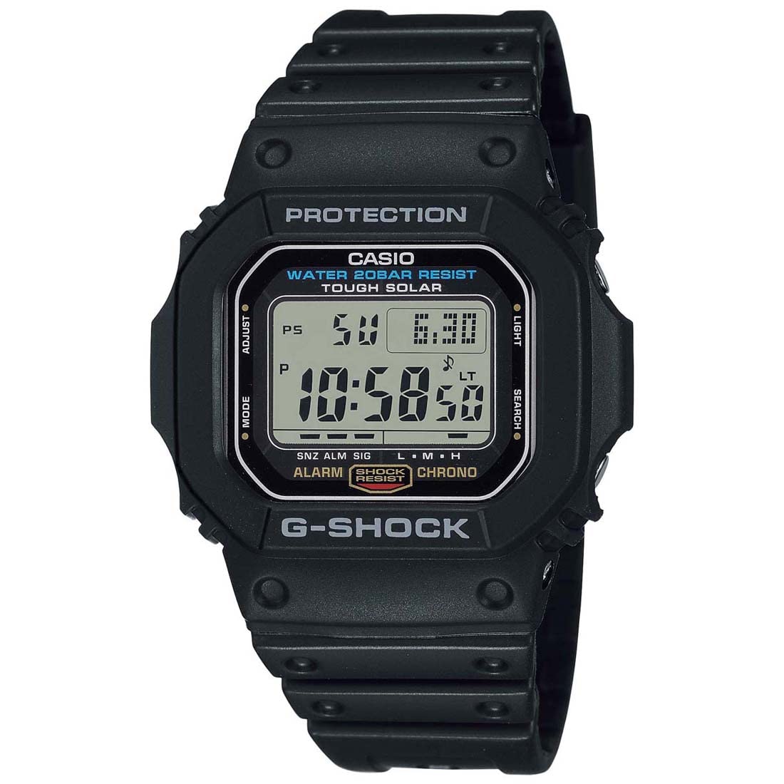 Casio G-Shock Men Rubber Black Dial and Band Digital Watch G-5600UE-1DR (G1166) - Blossom Mantra