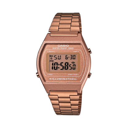 Casio Vintage Digital Rose Gold Dial Unisex B640WC-5ADF (D128)