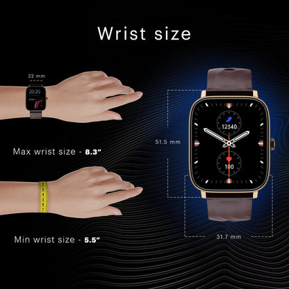 Noise Newly Launched Quad Call 1.81" Display, Bluetooth Calling Smart Watch, AI Voice Assistance, 160+Hrs Battery Life, Metallic Build, in-Built Games, 100 Sports Modes, 100+ Watch Faces (Deep Wine) - Blossom Mantra