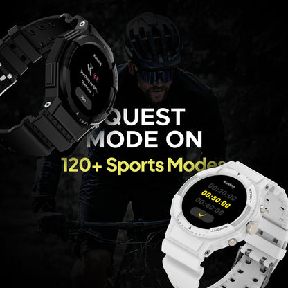 Fire-Boltt Newly Launched Quest Smartwatch 1.39" Full Touch GPS Tracking Smart Watch Bluetooth Calling, 100+ Sports Modes, 360 * 360 Pixel High Resolution, Health Suite & Rugged Outdoor Built