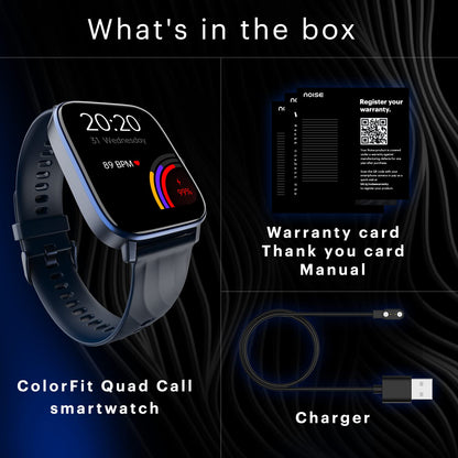 Noise Newly Launched Quad Call 1.81" Display, Bluetooth Calling Smart Watch, AI Voice Assistance, 160+Hrs Battery Life, Metallic Build, in-Built Games, 100 Sports Modes, 100+ Watch Faces (Deep Wine) - Blossom Mantra