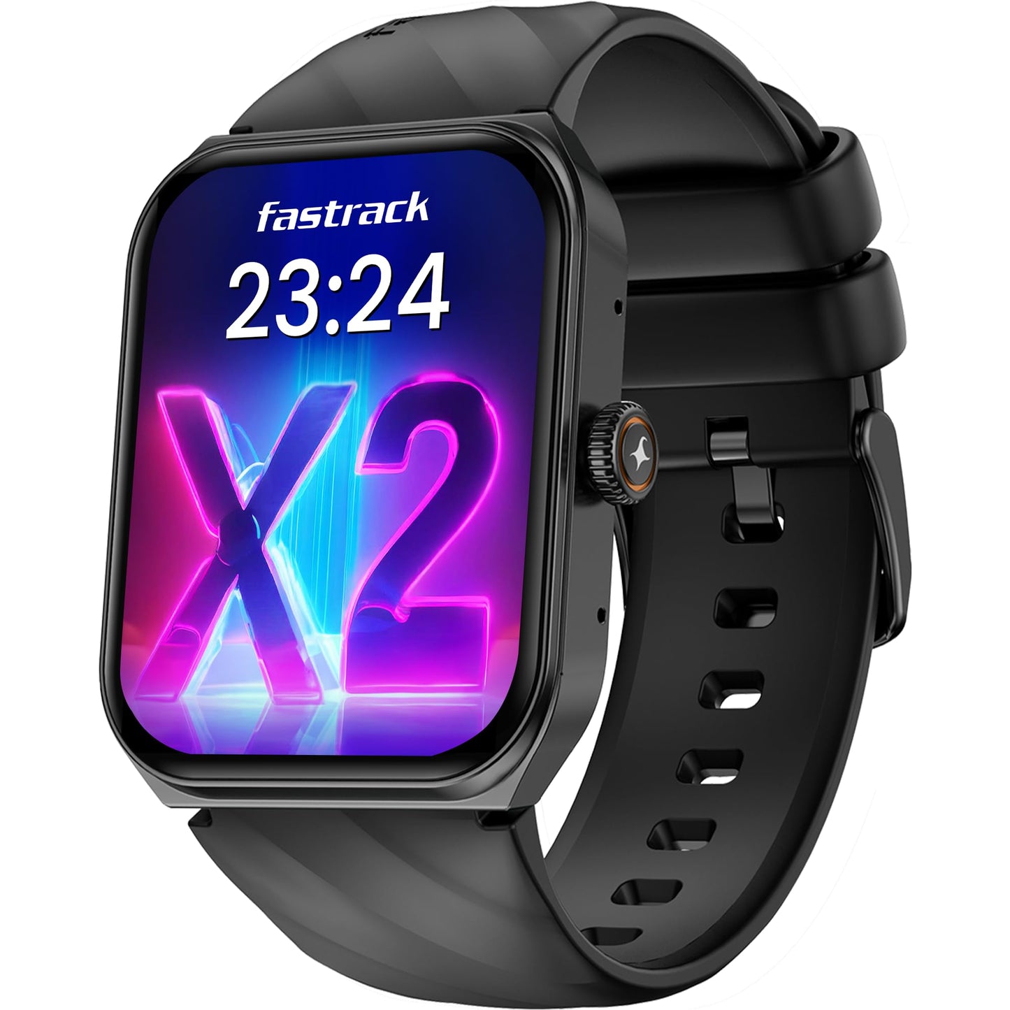 Fastrack New Limitless X2 Smartwatch|1.91" UltraVU with Rotating Crown|60 Hz Refresh Rate|Advanced Chipset|SingleSync BT Calling|NitroFast Charge|100+ Sports Mode & Watchfaces|Upto 5 Day Battery|IP68