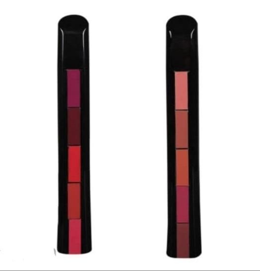 5 in 1 Lipsticks Combo Set, Red & Nude Edition Colors Sensational Fabulous Matte Finish Shades, 7.5g x2pcs - Blossom Mantra