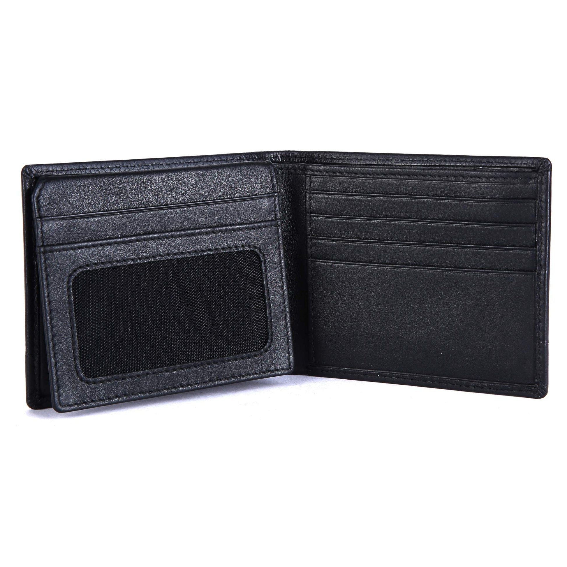 Cross Black Men's Wallet Stylish Genuine Leather Wallets for Men Latest Gents Purse with Card Holder Compartment (AC948799_3-1) - Blossom Mantra