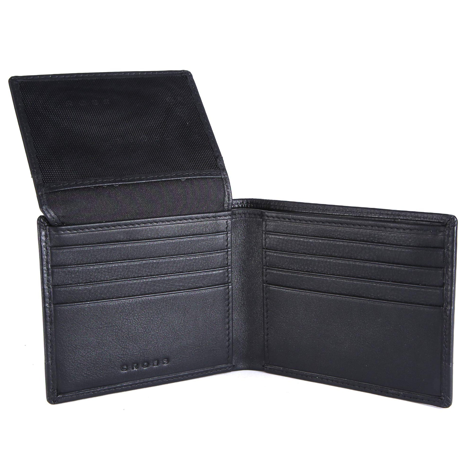 Cross Black Men's Wallet Stylish Genuine Leather Wallets for Men Latest Gents Purse with Card Holder Compartment (AC948799_3-1) - Blossom Mantra