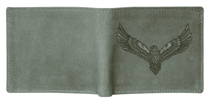 URBAN FOREST Zeus Vintage Green Leather Wallet for Men