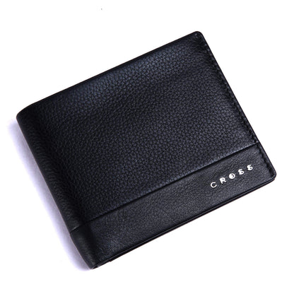 Cross Black Men's Wallet Stylish Genuine Leather Wallets for Men Latest Gents Purse with Card Holder Compartment (AC948799_3-1) - Blossom Mantra