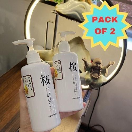 Sakura hair growth shampoo (Pack of 2) - Blossom Mantra