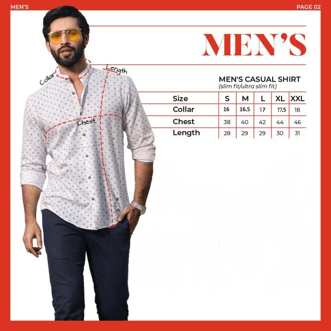 Men's Printed Shirt - Blossom Mantra