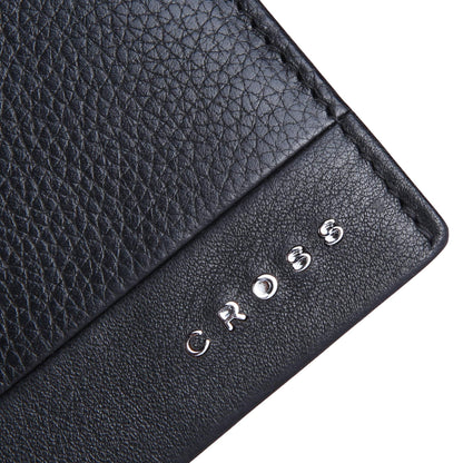 Cross Black Men's Wallet Stylish Genuine Leather Wallets for Men Latest Gents Purse with Card Holder Compartment (AC948799_3-1) - Blossom Mantra