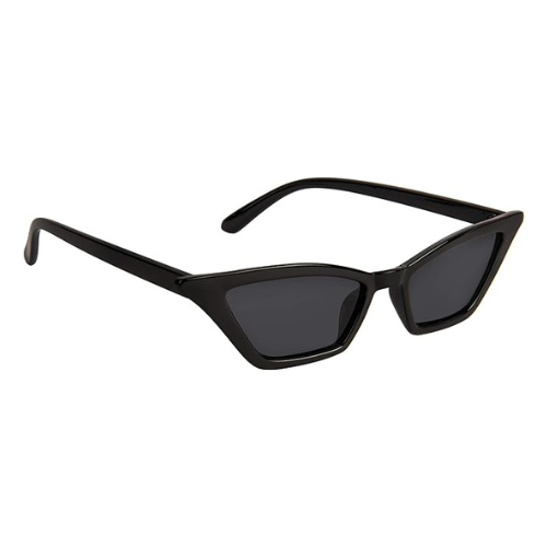 NuVew UV Protected Cat eye Sunglasses For Women - (Black Lens | Black Frame | Medium)